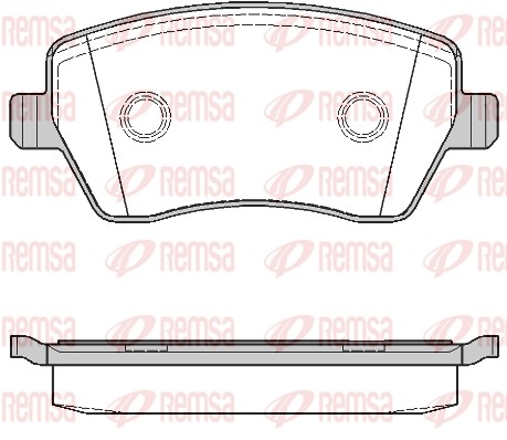 987 00 колодки дисковые п.\ Nissan Micra 1.2i-1.5CDi &16V 03> 0987.00 REMSA