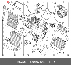 ФИЛЬТР САЛОНА 8201676037 8201676037 RENAULT