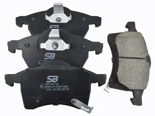 Колодки тормозные передние OPEL ASTRA G 1.8-2.2 16v/ZAFIRA A/B 1.6/1.8 BP34118 BP34118 SB NAGAMOCHI