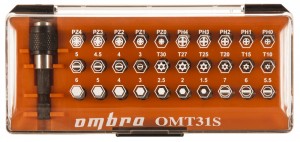 н-р бит! 31пр (PZ, PH, T, H, SL), адаптер 1/4''\ OMT31S OMBRA