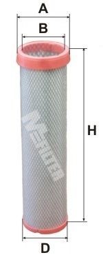 фильтр воздушный! вставка H406 D107 d100\ Benford/Cat/Dynapac/J.C.Bamford A1607 MFILTER AUTOMOTIVE FILTERS