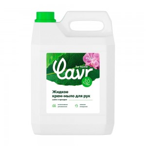 жидкое крем-мыло! LAVR for home Шелк и орхидея 5л\ 3416 LAVR
