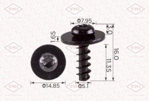 A3 [8PA] (2004- 2013)/A3 [8PA] (2004- 2013) 5X16/ внутренний TORX TJB1784 TATSUMI