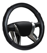 Оплетка руля (M) 37-39см черная кожа Nebraska SENATOR OPLS0601 SENATOR