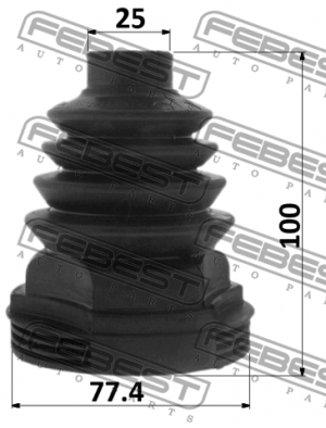 Пыльник ШРУСа внутренний RENAULT LOGAN 2005-2013 2415-LAGIIT 2415-LAGIIT FEBEST