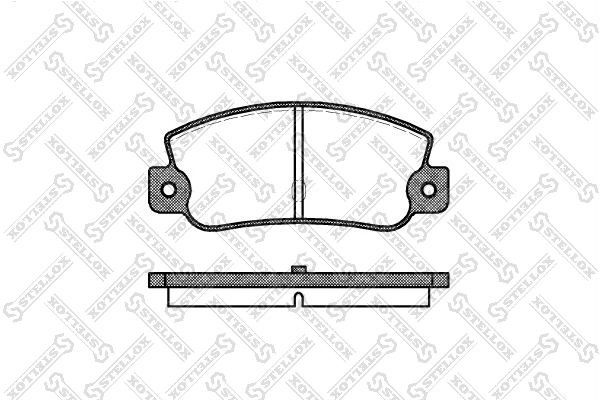 025 30=FDB456 !колодки дисковые з.\Fiat Croma 1.6-2.5TD 88-96,Lancia Dedra 1.8-1 036-030-SX STELLOX