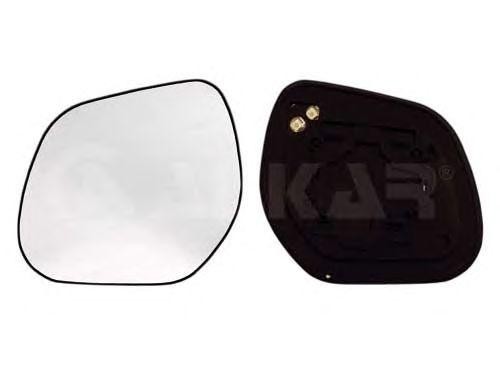 стекло зеркала левое! с кроншт. выпукл. с подогр.\Citroen C-Crosser 07>,Mitsubis 6431859 ALKAR