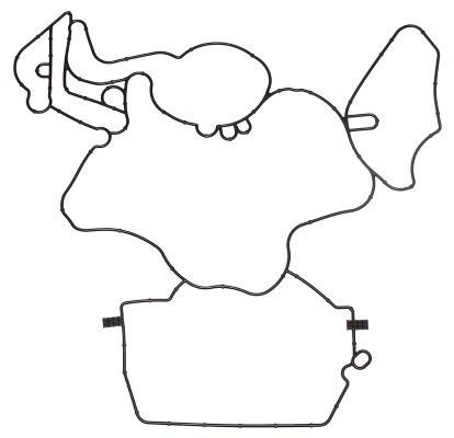 прокладка! крышки картера\ VW Touareg 3.0TDI 10-18, Audi A4/A5/A6/A7/A8/Q5 07-18 122.472 ELRING