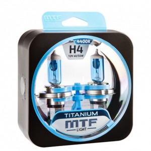Лампа 12V H4 60/55W P43t бокс (2шт.) Titanium MTF HTN1204 MTF