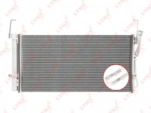 радиатор кондиционера с осушителем!\ Hyundai Santa Fe 2.0-2.7 01-06 RC0049 LYNXAUTO