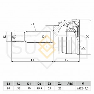 HYUNDAI ACCENT II (+ТАГАЗ) (2000-2012) ST-1024 SUFIX