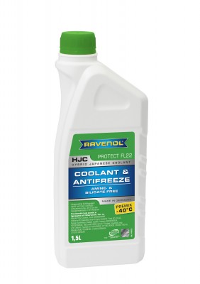 Антифриз RAVENOL HJC Hybrid Japanese Coolant Premix -40C (готовый) 1,5л (1410123 4014835755918 RAVENOL
