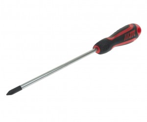 Отвертка крестовая PH 1.0х125мм усиленная (сталь Cr-Mo) JTC JTC-7632 JTC TOOLS