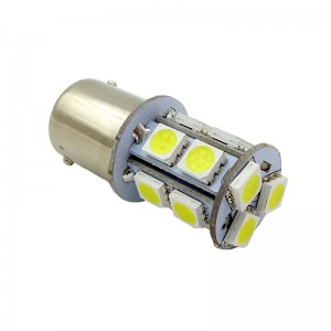 S022B T15/белый/(BAY15D) 13SMD 5050 12V 2 contact, коробка 2 шт. A07183S AVS