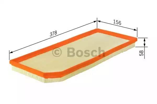 Фильтр воздушный MERCEDES C (W203),E (W2100),ML (W163),S (W220),G (W463) (TDI) B 1 457 433 065 BOSCH