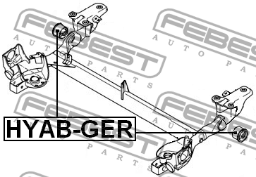 HYUNDAI GETZ 2002-2005 HYAB-GER FEBEST