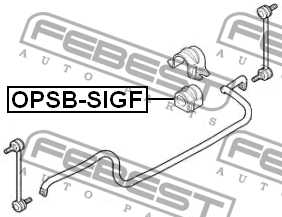 OPEL VECTRA C (2002>)/SIGNUM (2003>)/SAAB 9-3 (200 D 24.2 OPSB-SIGF FEBEST