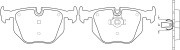 Колодки тормозные задние BMW X3 E83/X5 E53/3 E46 2.5/3.0/ RANGE ROVER III 02- BP BP32225 SB NAGAMOCHI