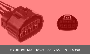 1898003307AS КОМПЛЕКТ ПРОВОДОВ С СОЕДИНИТЕЛЬНЫМИ ЭЛЕМЕНТАМИ 1898003307AS HYUNDAI
