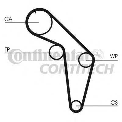 ремень ГРМ! 147x190H\ Audi 80-200/Coupe/Quattro 2.0-2.3 88-94 CT-926 CONTITECH
