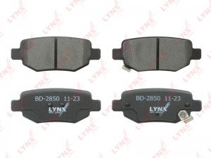 Колодки тормозные дисковые BD-2850 BD-2850 LYNXAUTO