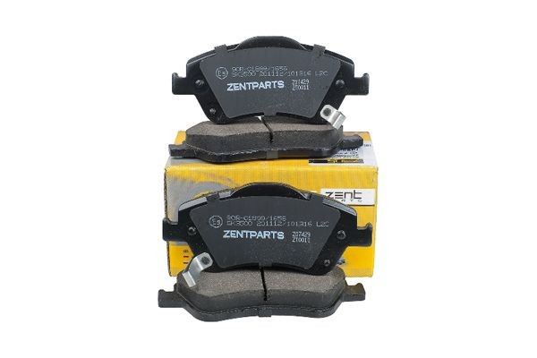 колодки дисковые передние! Toyota Auris 1.4VVTi/1.6VVTi/1.4D-4D 07> Z07429 ZENTPARTS