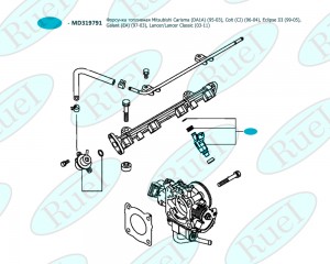 MITSUBISHI CARISMA (DA) (1995-2003)/LANCER (CS) (2 RU319791MD RUEI
