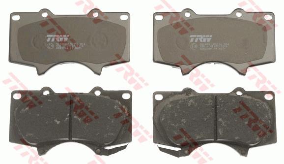Колодки передние TOYOTA LAND CRUISER 120, PRADO 150, MITSUBISHI PAJERO IV GDB336 GDB3364 TRW