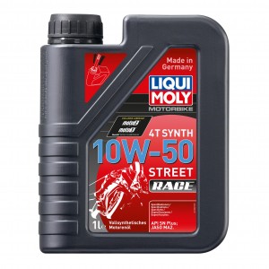 LIQUI MOLY MOTORBIKE 4T SYNTH STREET RACE 10W50 1Л API SN Plus JASO MA2 1502 LIQUI MOLY