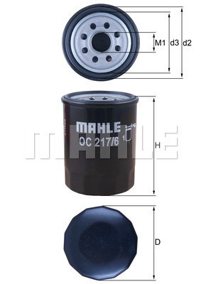 SUZUKI GRAND VITARA (1998-2005) OC 217/6 MAHLE KNECHT