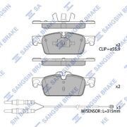 Колодки передние PEUGEOT 508 2011-2018 SP4132 SP4132 SANGSIN