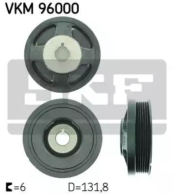 шкив коленвала!\ Chevrolet Lacetti 1.4/1.6 05> VKM96000 SKF