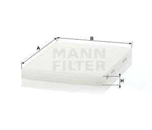 Фильтр воздушный салона HYUNDAI ix20 (10-) KIA Venga (09-) MANN CU23010 MANN FILTER
