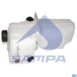 Бачок расширительный 444*233*279 10,5 л Scania 4 серия 041423 SAMPA