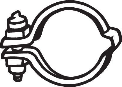 Хомут глушителя MERCEDES G (W463),C (W202) BOSAL 254-030 BOSAL