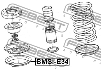 Проставка пружины BMSI-E34 BMSI-E34 FEBEST