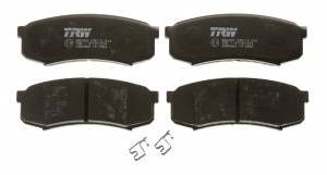 Колодки тормозные TOYOTA Land Cruiser 80, 90, 100 задние (4шт.) (ЗАМЕНА НА GDB11 GDB3464 TRW
