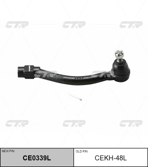 Наконечник рулевой тяги HYUNDAI Elantra 2011 ~ / Coupe 2012 ~ / i30 2011 ~ / Vel CE0339L CTR