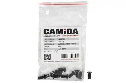 Болт ГАЗЕЛЬ дв. Cummins ISF2.8 5255748 (крепления крышки масляного насоса) 170125 CAMIDA