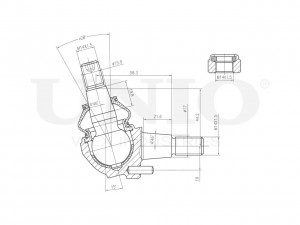 Опора шаровая передняя нижняя SSP-20073 UNIO
