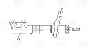 Амортизатор Lexus RX (03-) задн. прав. (AG 19416) AG19416 TRIALLI