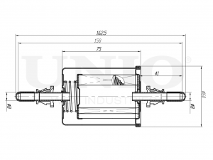 Фильтр топливный FLT-55012 UNIO