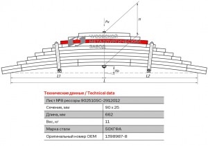 Лист №8 902510SC-2912108 902510SC2912108 OMK AUTO