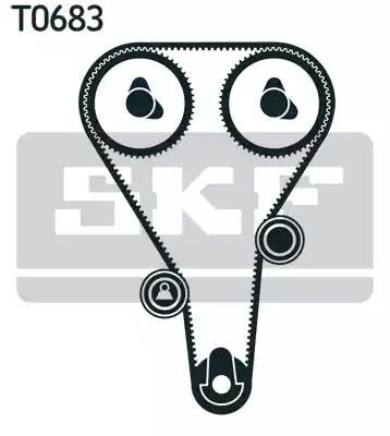 рем.к-кт ГРМ!\ Kia Rio 1.5 16V 02-05 VKMA94624 SKF