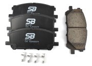 Колодки тормозные передние (LEXUS RX300/RX330/RX350 0308/RX400H 0509) BP21497 BP21497 SB NAGAMOCHI