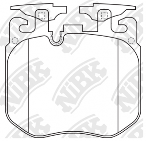 Колодки тормозные BMW 3 (G20,G80,G28) (18-20) передние (4шт.) NIBK PN0735 NIBK