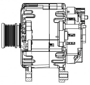 Генератор 140A LG 1729 START VOLT