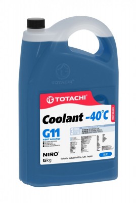 Антифриз TOTACHI NIRO COOLANT BLue -40C G11 5кг 46305 46305 TOTACHI