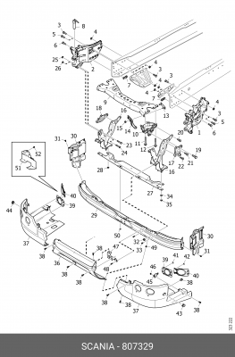 Шайба 807329 SCANIA