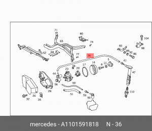 MERCEDES BENZ W210E 95> МЕРНЫЙ !!!! A1101591818 MERCEDES BENZ